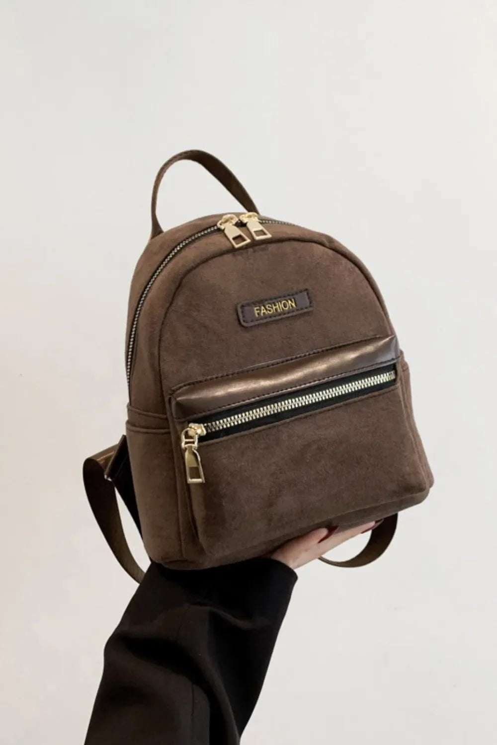 Suede Adjustable Strap Backpack Bag - tif-shop24.de