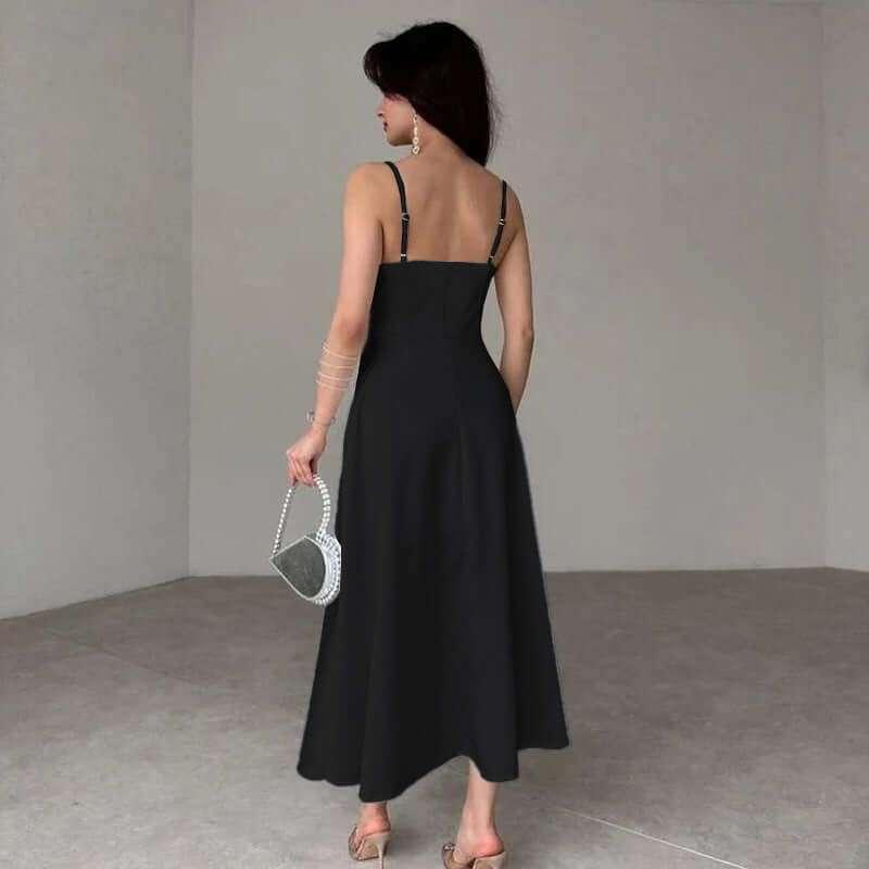 Sexy slim fit satin camisole pleated skirt für Frauen - tif-shop24.de