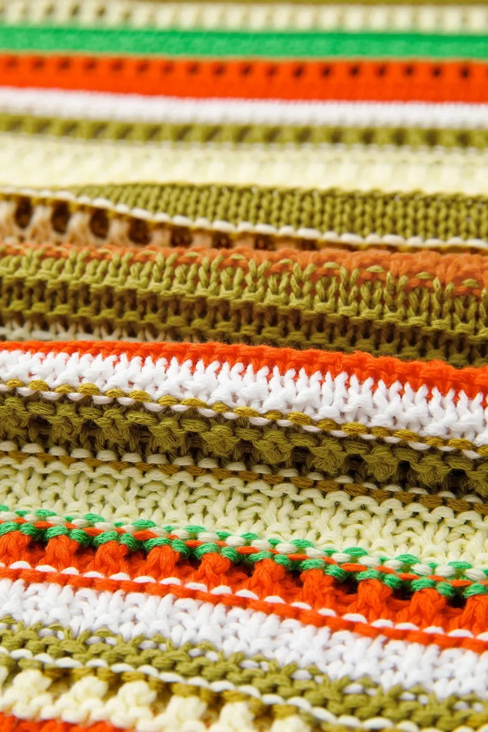 Openwork Stripe Sleeveless Sweater Dress - tif-shop24.de