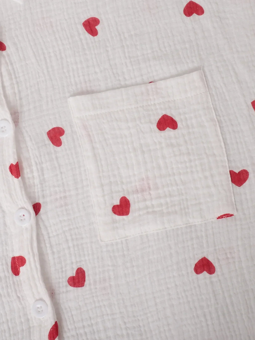 Colorful Heart Print Shirt and Shorts Set - tif-shop24.de