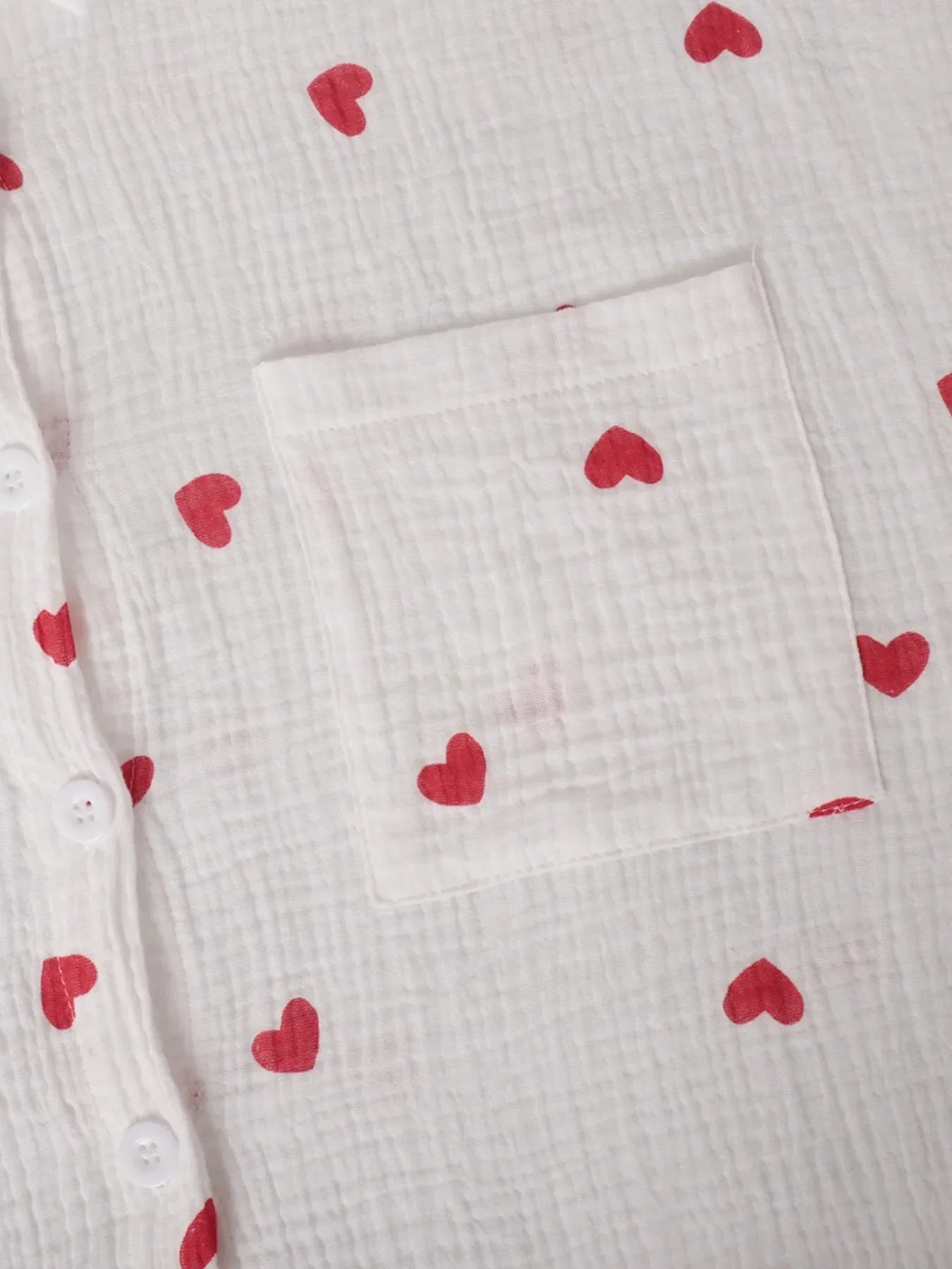 Colorful Heart Print Shirt and Shorts Set - tif-shop24.de