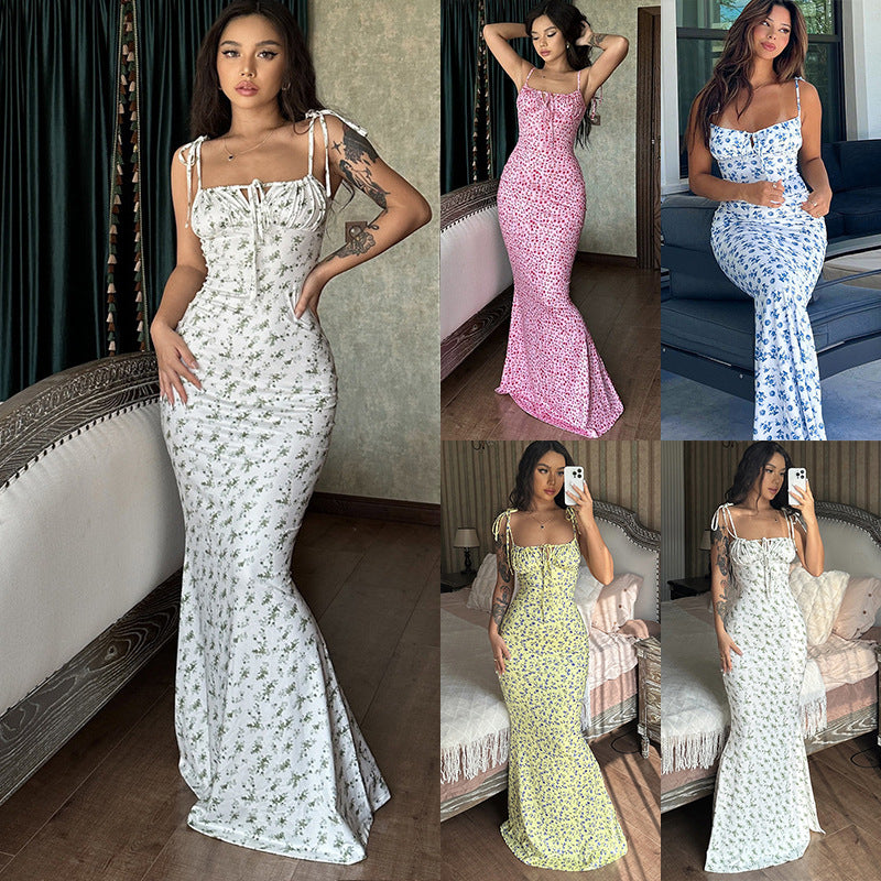 Sexy Strapless Bodycon Dress with Wrap Front for Women