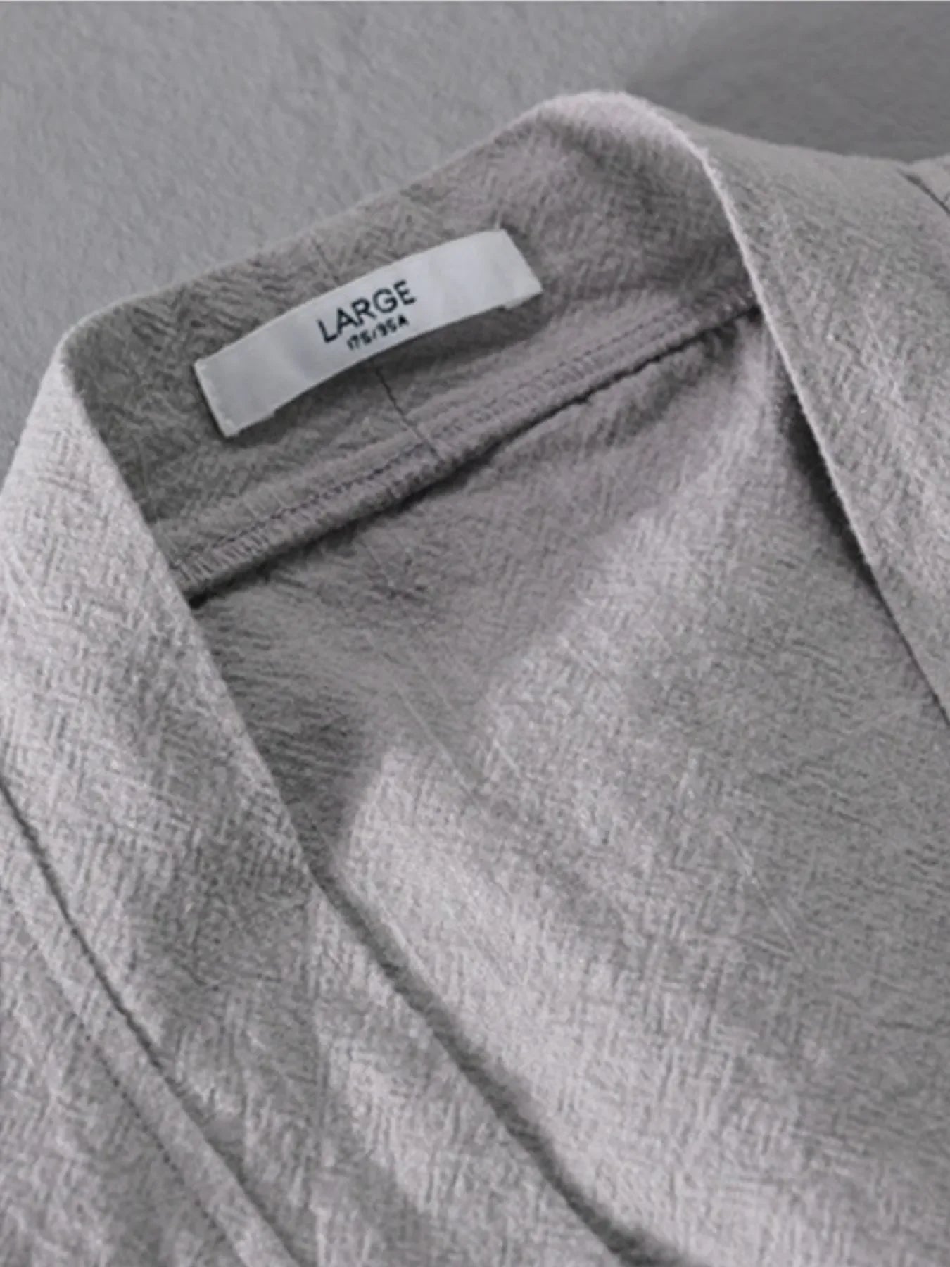 Men's Plus Size Casual Open Front Long Sleeve Top - tif-shop24.de