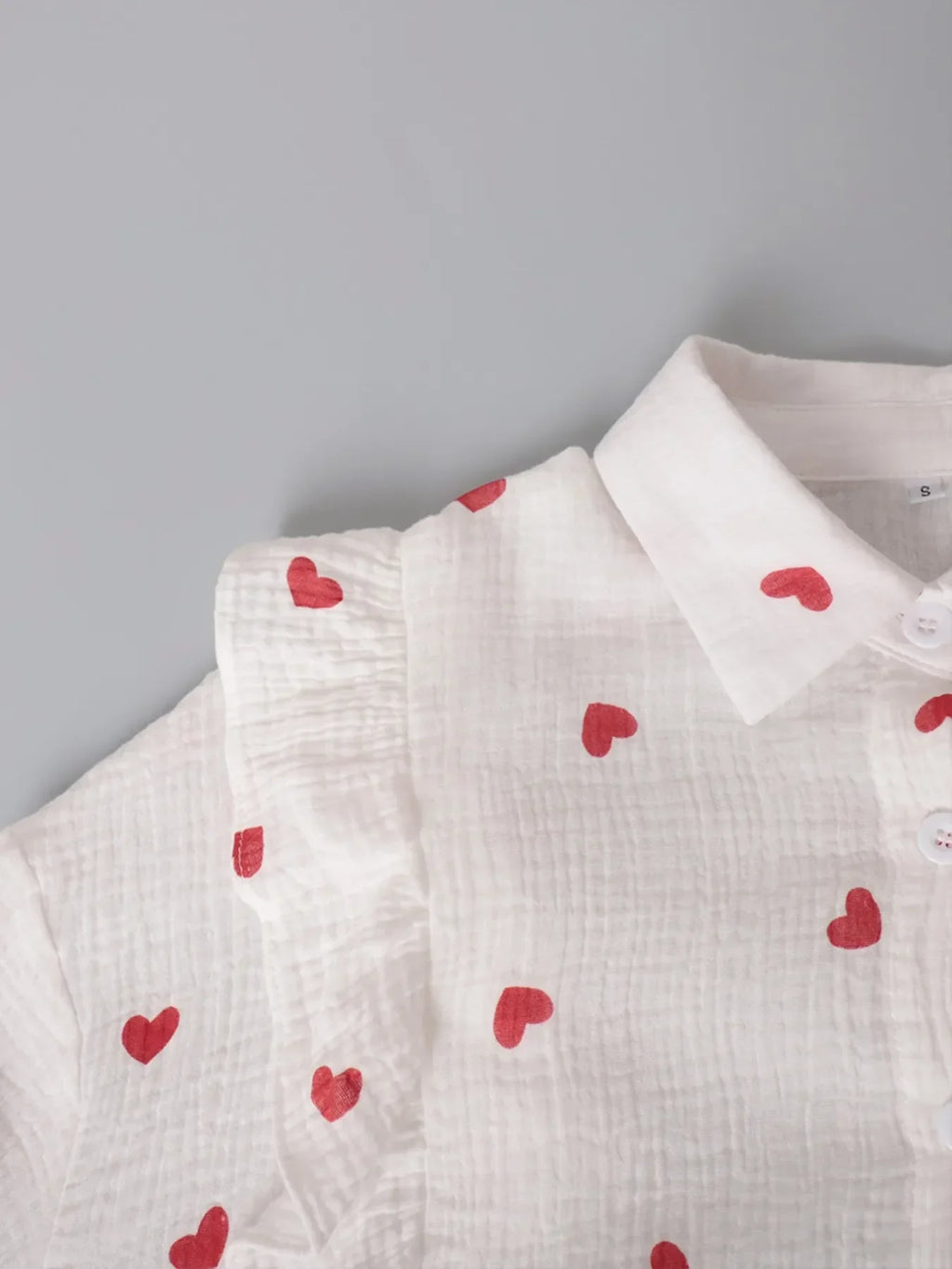 Colorful Heart Print Shirt and Shorts Set - tif-shop24.de