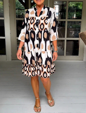 Style Printed A-line Dress