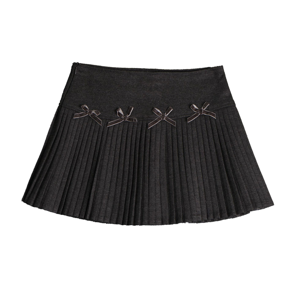 Sweet high waisted A-line short pleated skirt