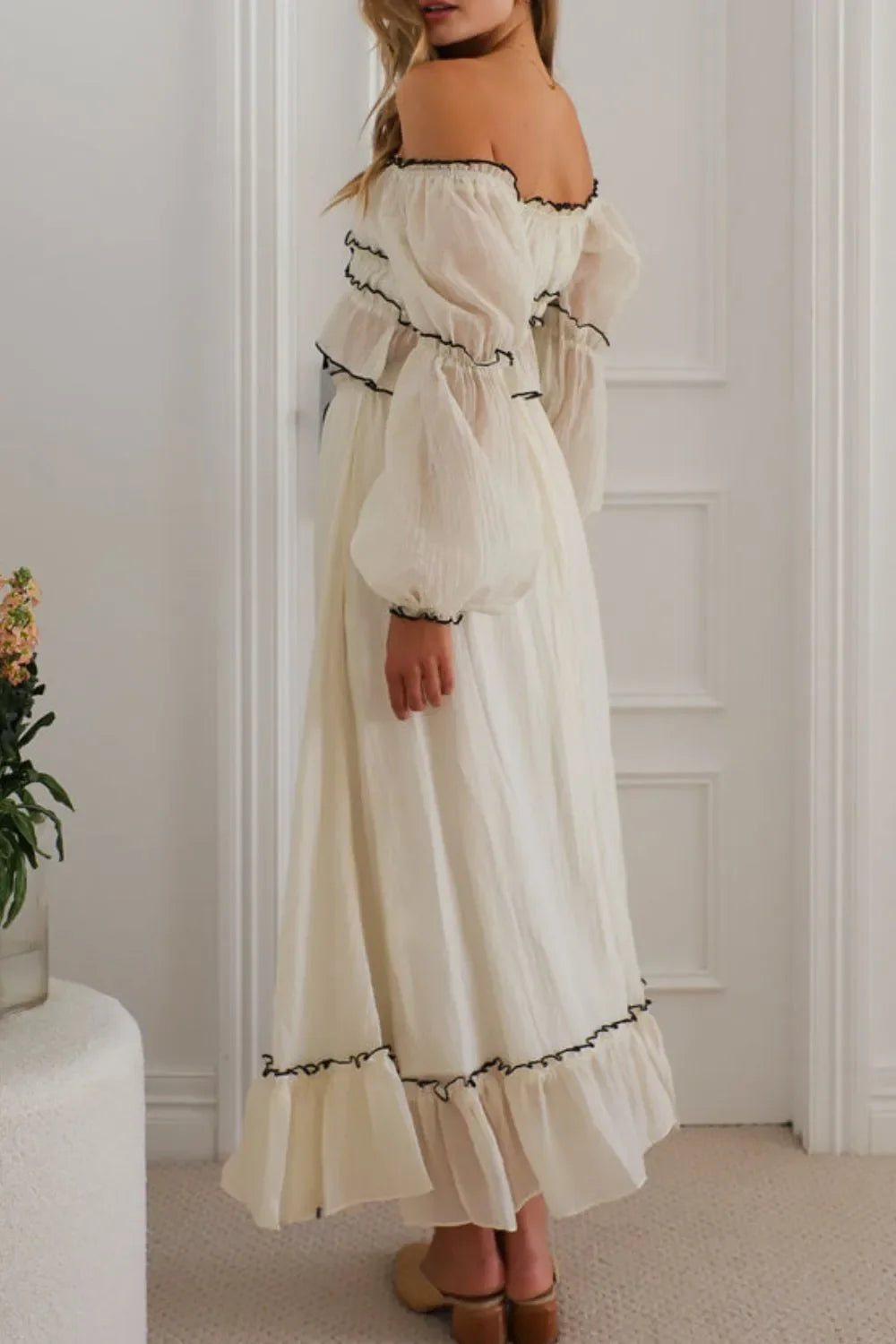 Off-Shoulder Top and Skirt Set - tif-shop24.de