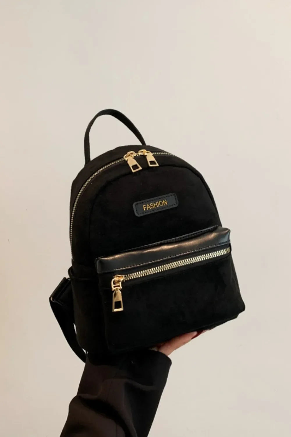 Suede Adjustable Strap Backpack Bag - tif-shop24.de