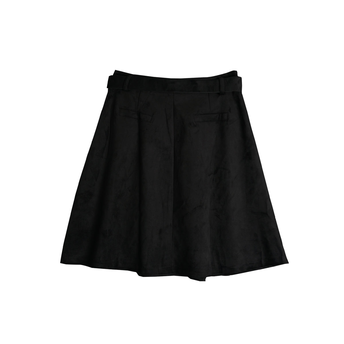 Vintage high waisted A-line pleated skirt