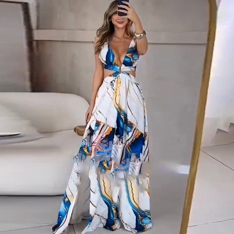 Elegant and sexy spring dress