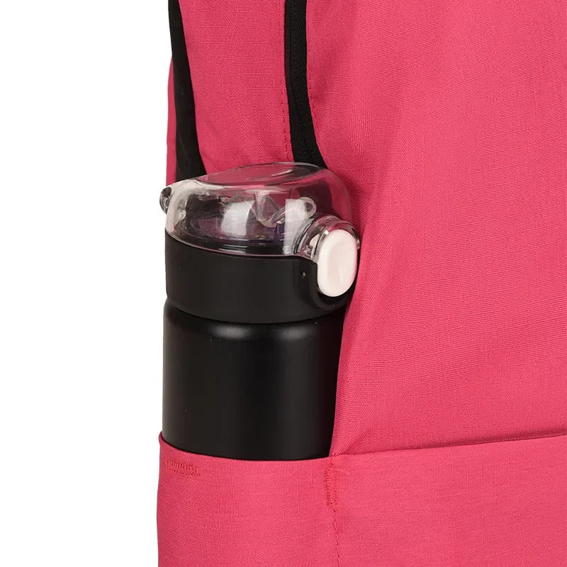 Solid Color Nylon Backpack Bag - tif-shop24.de