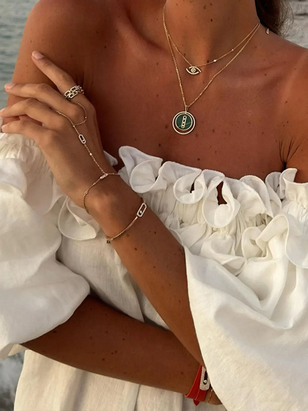 Side Slit Off-Shoulder Dress - tif-shop24.de