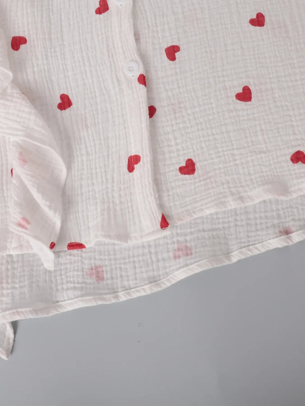 Colorful Heart Print Shirt and Shorts Set - tif-shop24.de