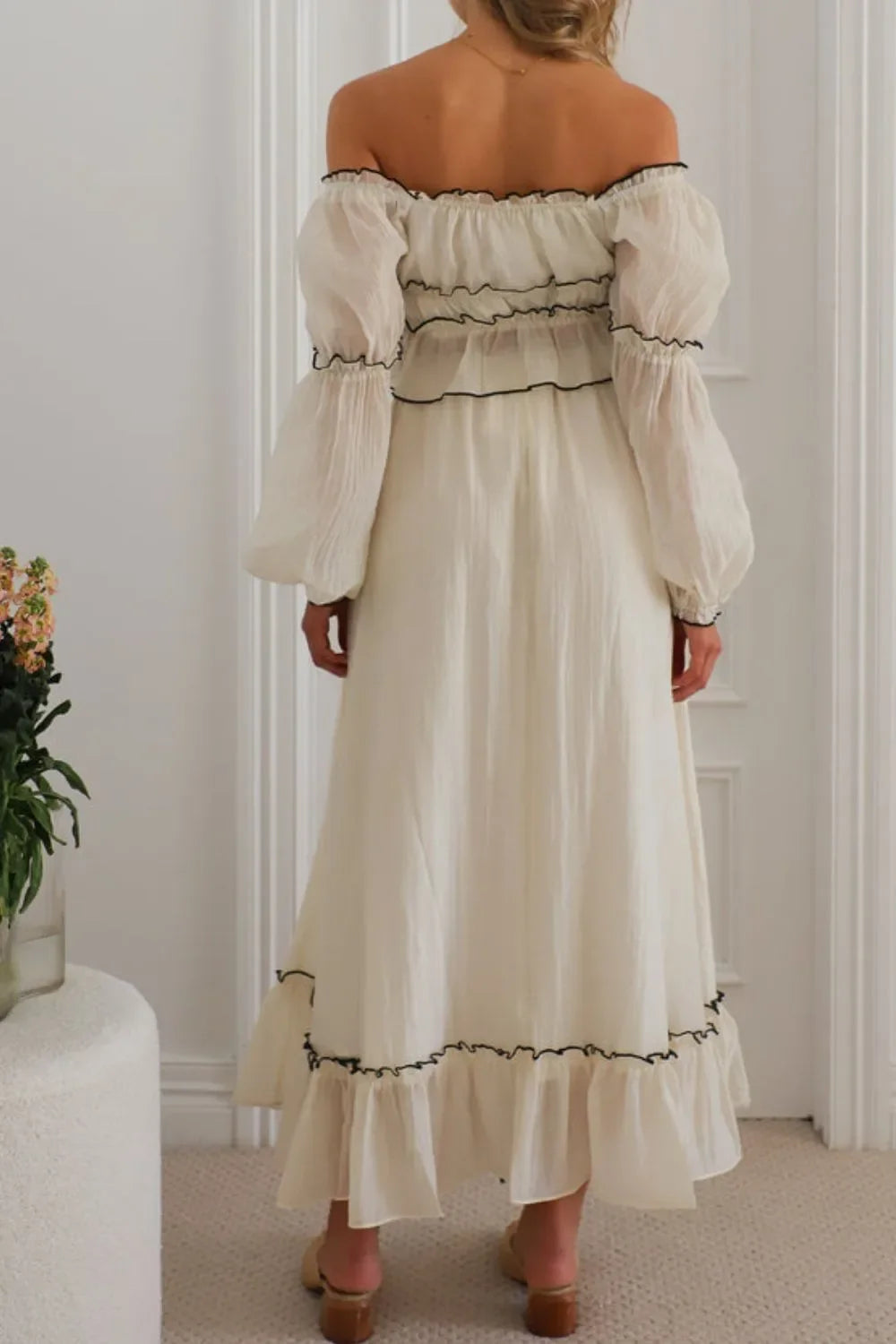 Off-Shoulder Top and Skirt Set - tif-shop24.de