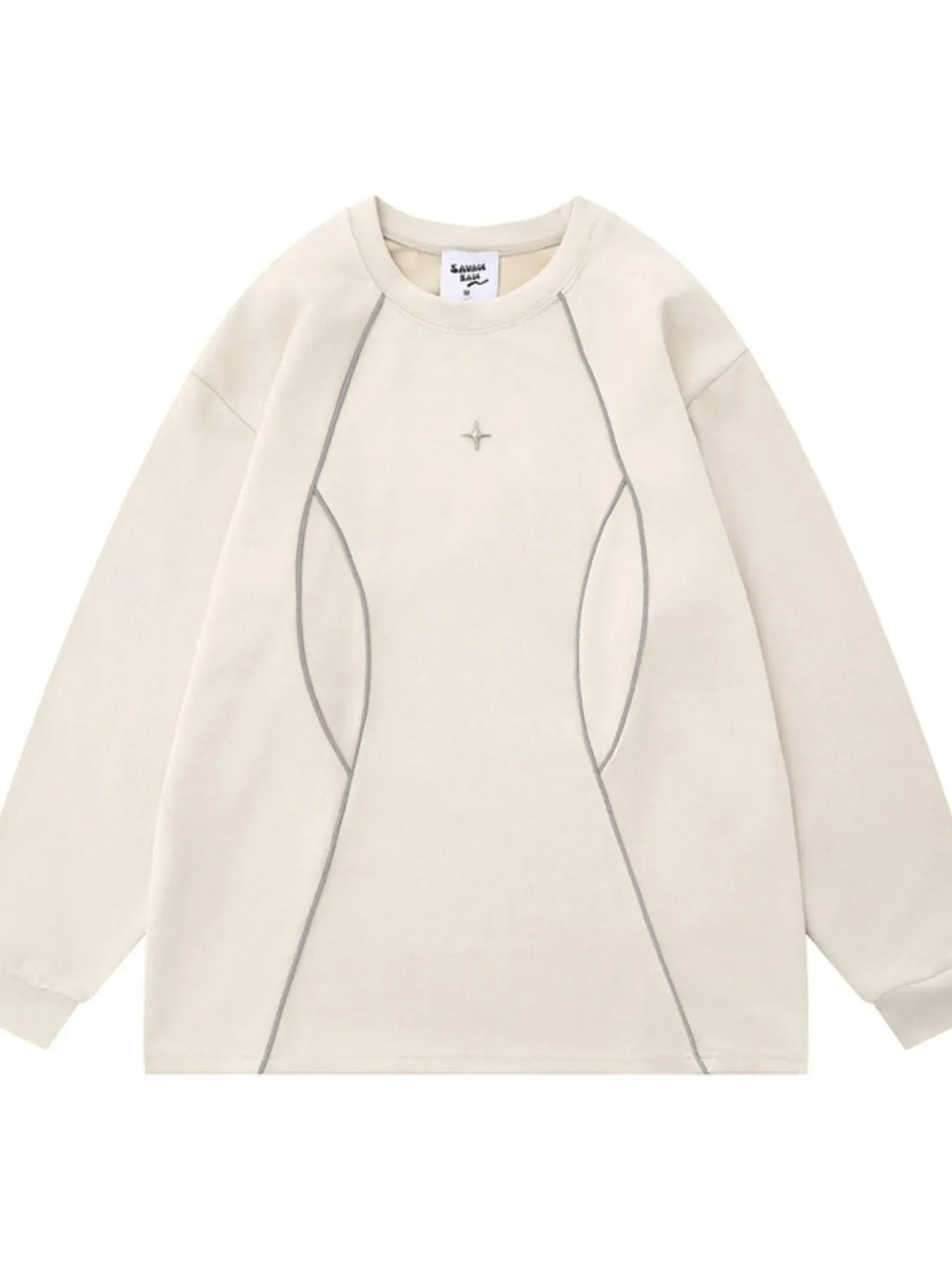 Men's Round Neck Long Sleeve Top - tif-shop24.de