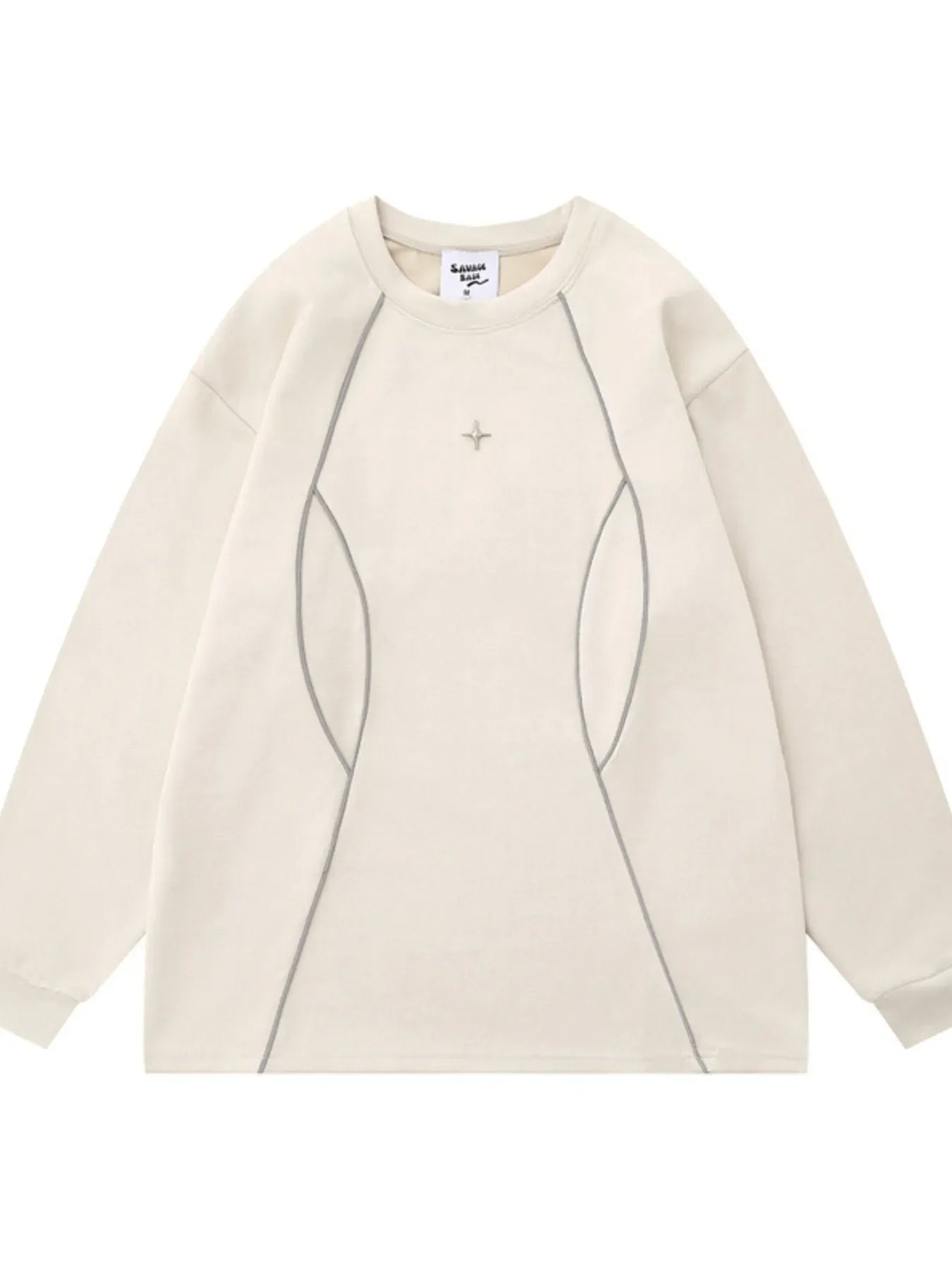 Men's Round Neck Long Sleeve Top - tif-shop24.de