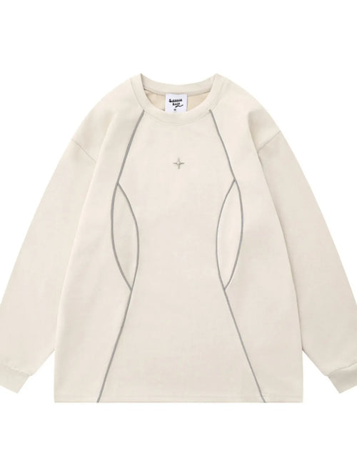 Men's Round Neck Long Sleeve Top - tif-shop24.de