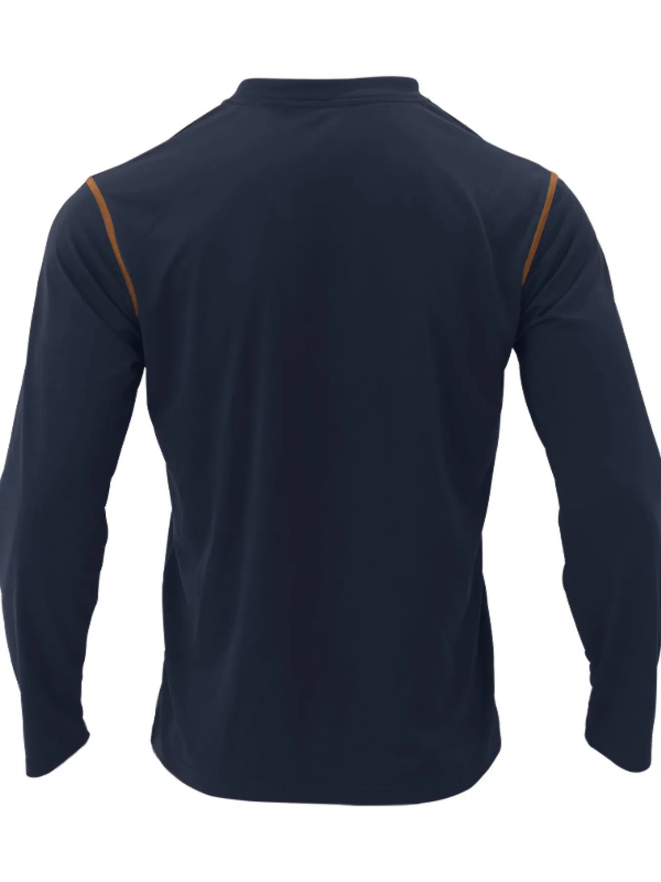 Men's Full Size Long Sleeve Polo with Contrast Trim Plus Size - tif-shop24.de