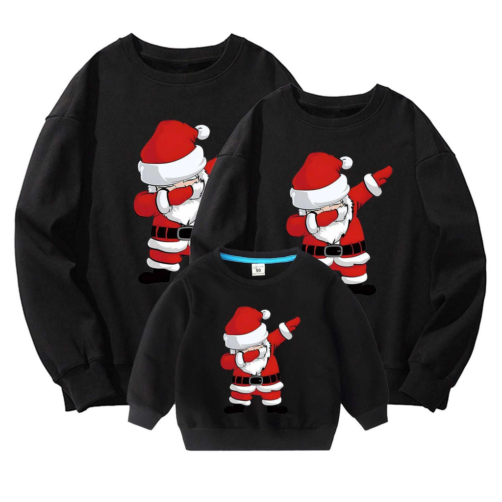 Partner-Look Hoodie Baumwolle T-Shirt Familie Weihnachten 