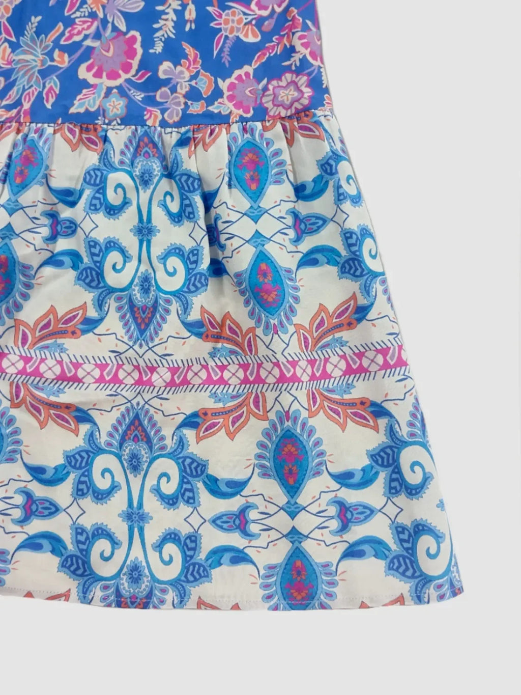 Smocked Off-Shoulder Printed Top and Skirt Set - tif-shop24.de