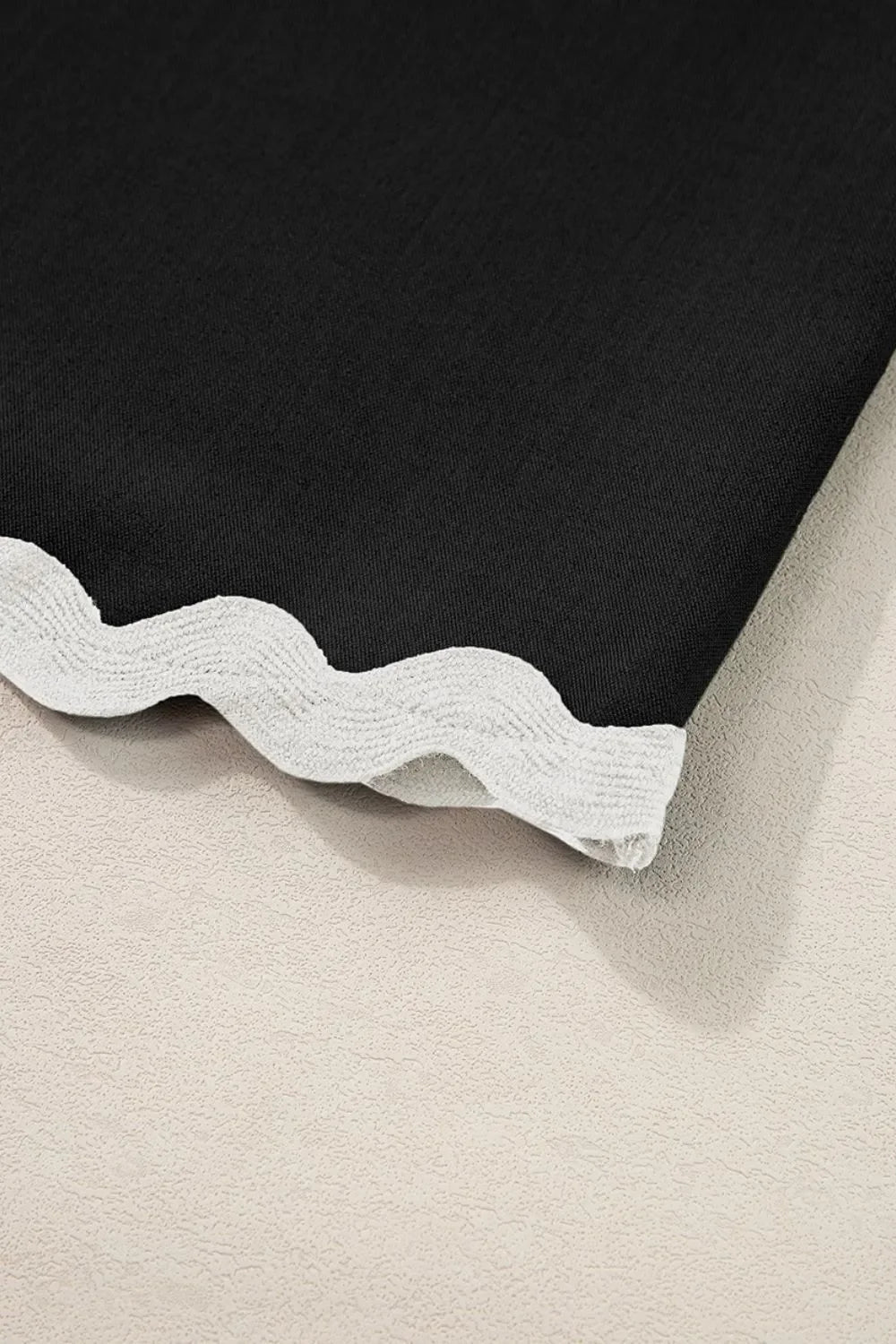 Ricrac Trim Tank Top and Elastic Waist Shorts Set - tif-shop24.de