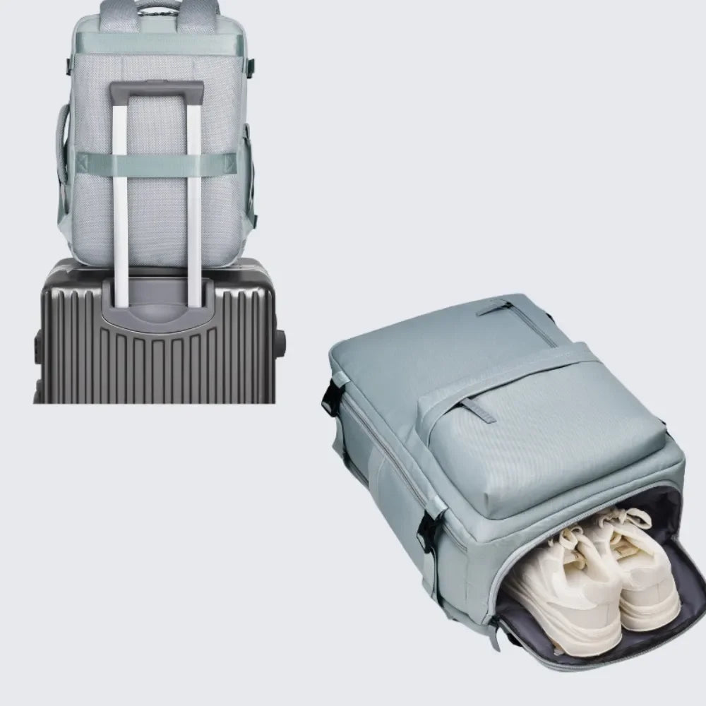 Oxford Cloth Side Pockets Backpack Bag with Handles - tif-shop24.de