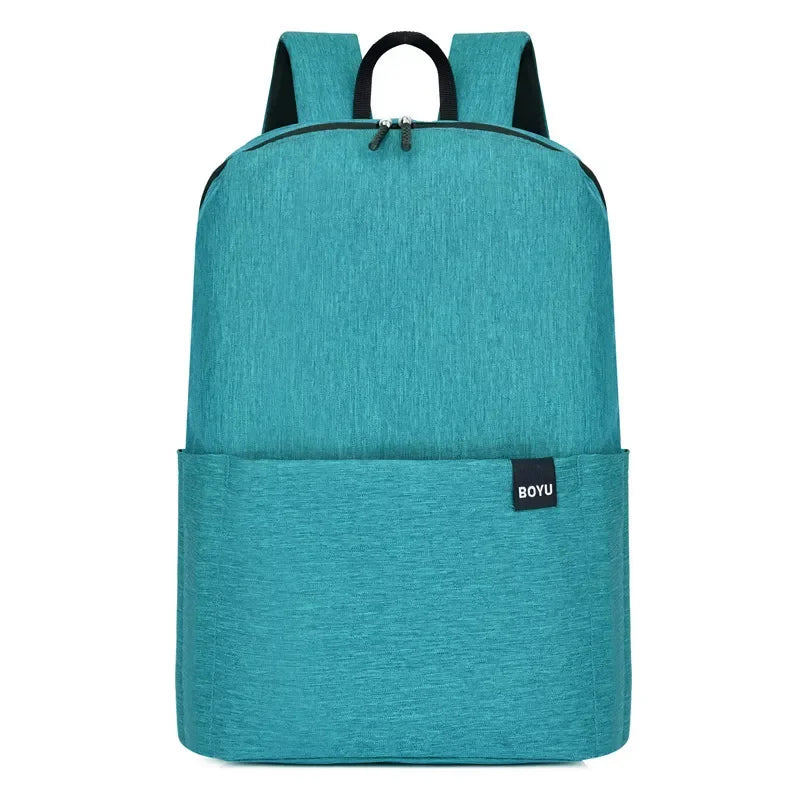 Solid Color Nylon Backpack Bag - tif-shop24.de