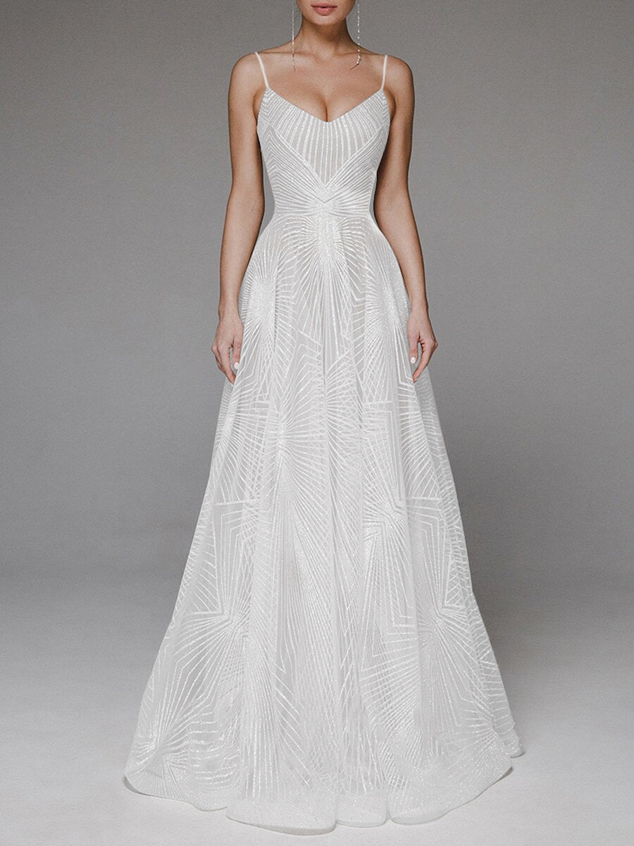 Sexy Strapless Embroidered Sleeveless Dress Evening Gown