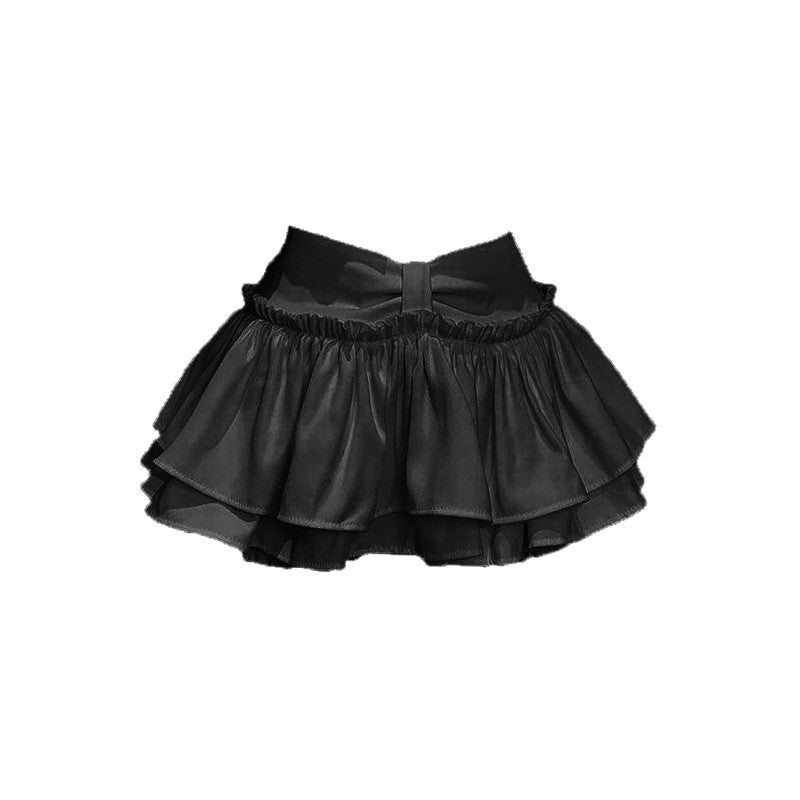 Big Size Sweet Sexy Style Women's Mini Skirt, High Waist Layered Puff Skirt with Anti-See-Through Design, Spring/Summer Fashion