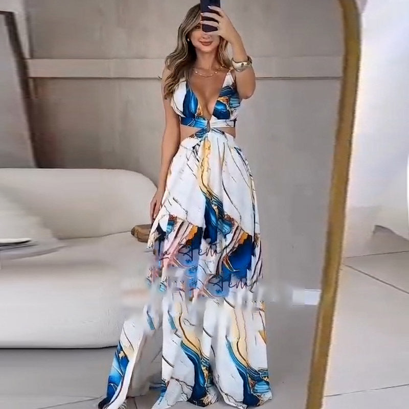 Elegant and sexy spring dress