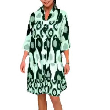 Style Printed A-line Dress