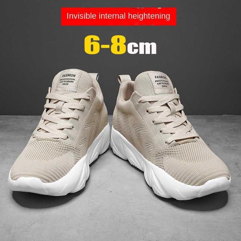 8CM Herrenschuhe Höhe Erhöhend Atmungsaktiv Stoßdämpfung - tif-shop24.de