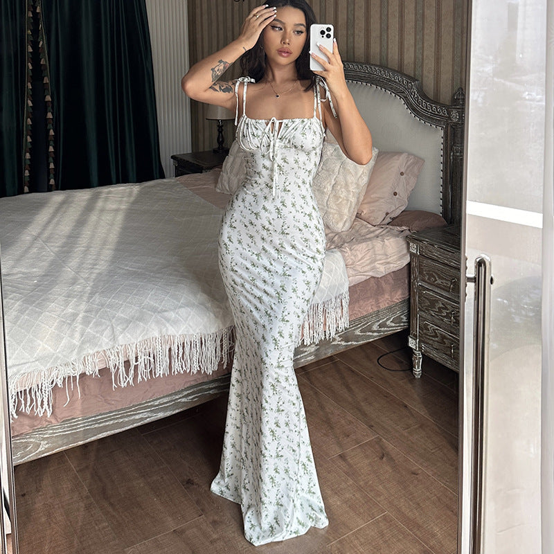 Sexy Strapless Bodycon Dress with Wrap Front for Women