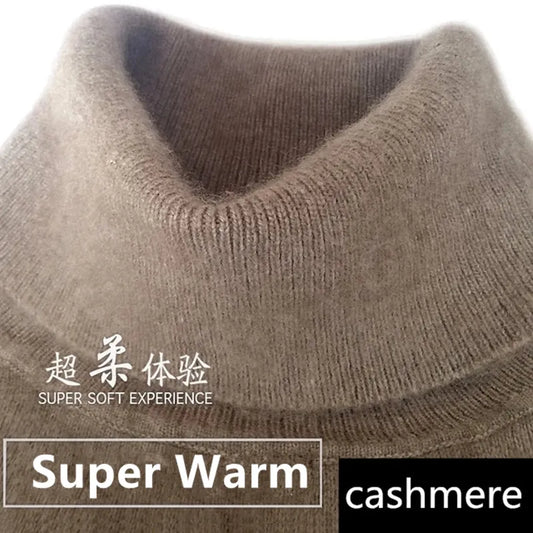 Cashmere turtleneck sweater clothes for  jersey hombre pull homme hiver pullover men high neck sweaters