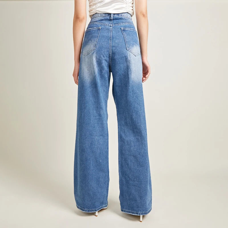 Jeans Wide Leg Pants  Ripped High Waisted Jeans Hosen