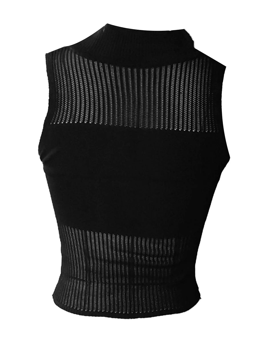 New Come Y2K D Häkelstrick Crop Tops Durchsichtige Bluse Langarm Crop Shirt Clubwear Sexy Strand Cover