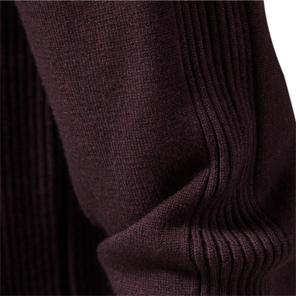 New O-neck Casual Solid Color Warm Basic Fashion Slim Quality  Sweaters