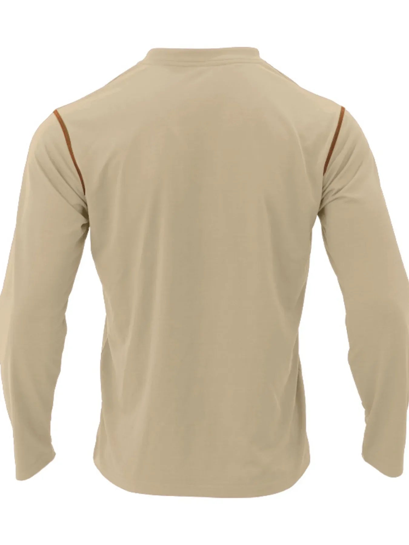 Men's Full Size Long Sleeve Polo with Contrast Trim Plus Size - tif-shop24.de