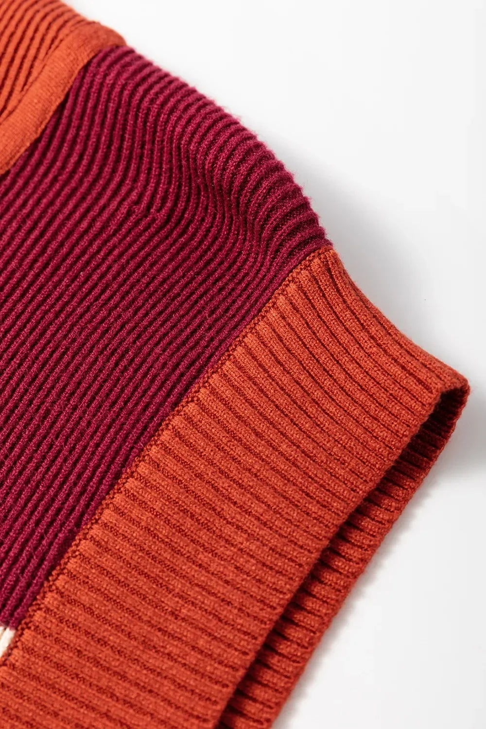 Striped Quarter Zip Cap Sleeve Sweater Dress - tif-shop24.de