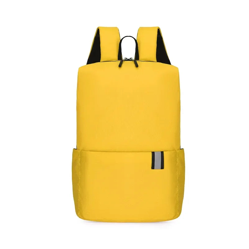 Solid Color Nylon Backpack Bag - tif-shop24.de