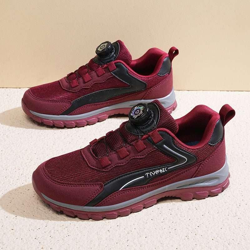 Big Size Unisex Sports Casual Shoes Breathable Walking Shoes Outdoor Hiking Trekking Men's Mesh Elderly Shoes Walking Shoes - tif-shop24.de