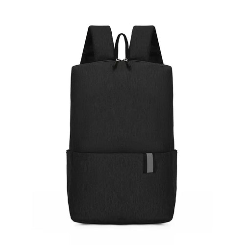 Solid Color Nylon Backpack Bag - tif-shop24.de