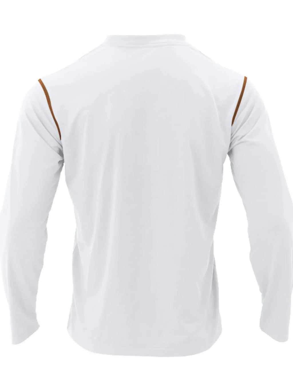 Men's Full Size Long Sleeve Polo with Contrast Trim Plus Size - tif-shop24.de