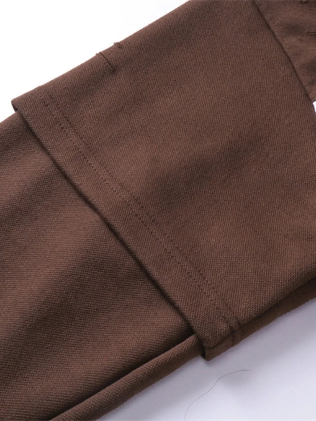 Men's Distressed Striped Long Sleeve Polo - tif-shop24.de