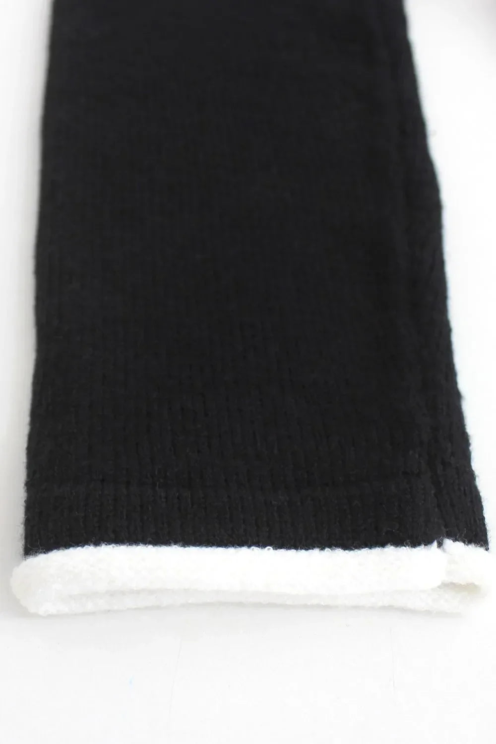 Contrast Trim Off-Shoulder Long Sleeve Maxi Sweater Dress - tif-shop24.de