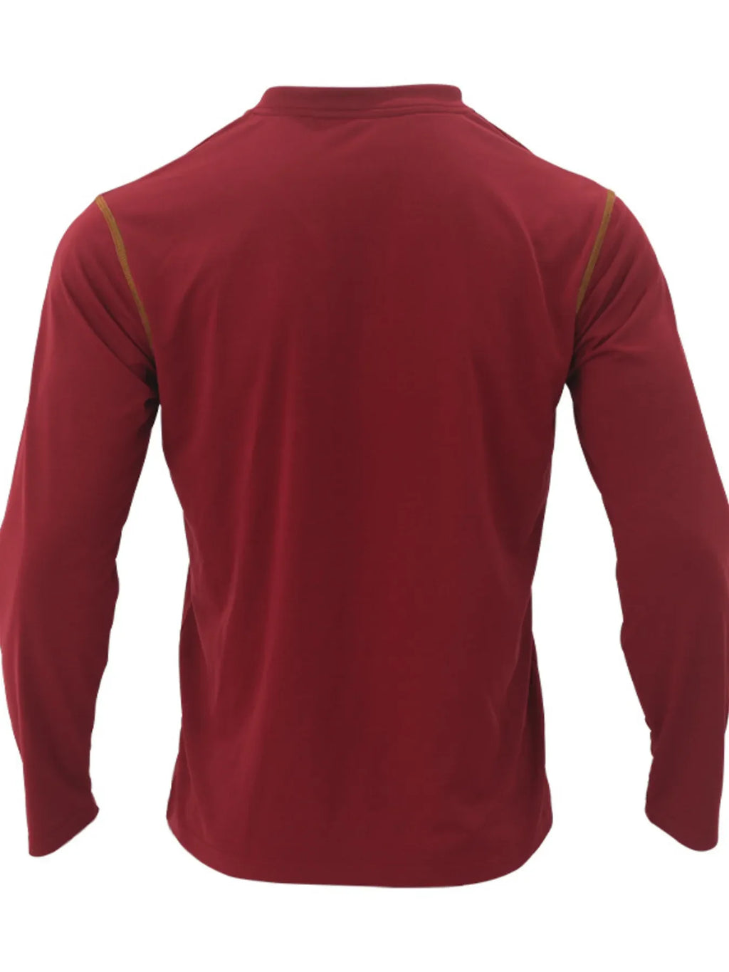 Men's Full Size Long Sleeve Polo with Contrast Trim Plus Size - tif-shop24.de