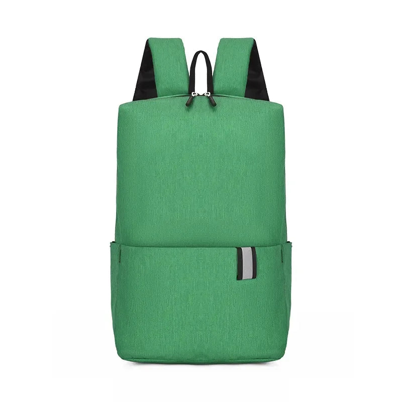 Solid Color Nylon Backpack Bag - tif-shop24.de