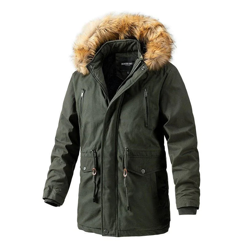 European And American Detachable Leisure Washed-out Men's Coat Winter Jacket - tif-shop24.de