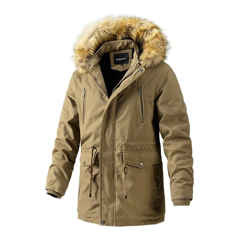 European And American Detachable Leisure Washed-out Men's Coat Winter Jacket - tif-shop24.de
