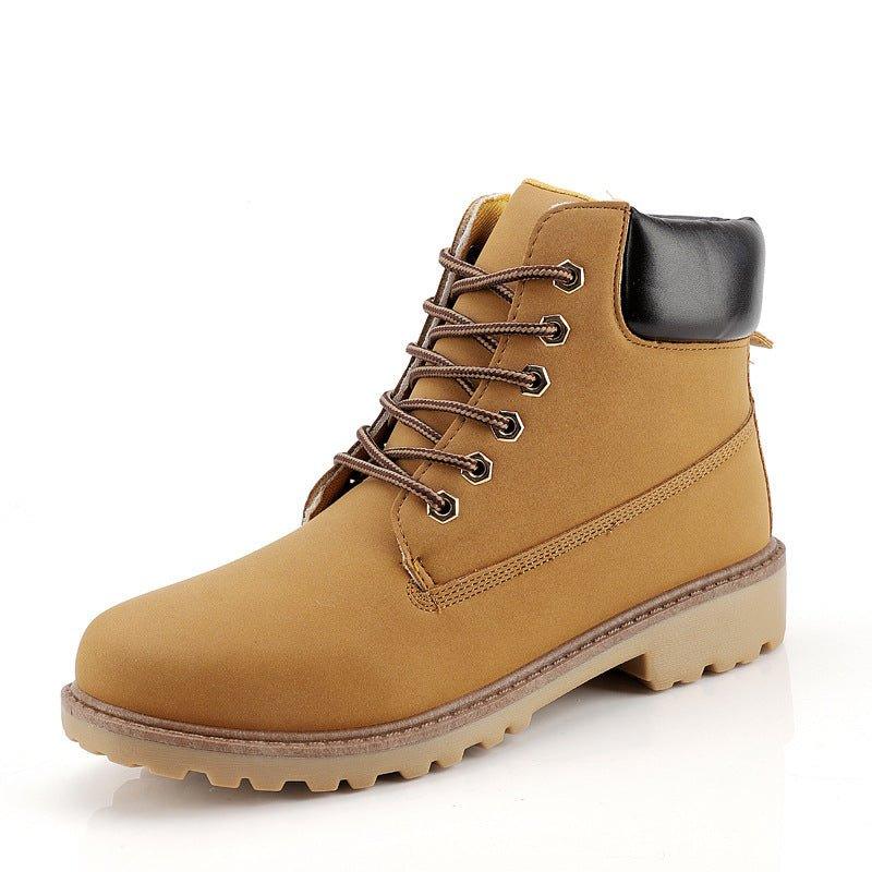 Fashionable high top Martin boots for men casual Baotou workwear shoes autumn and winter men's boots - tif-shop24.de